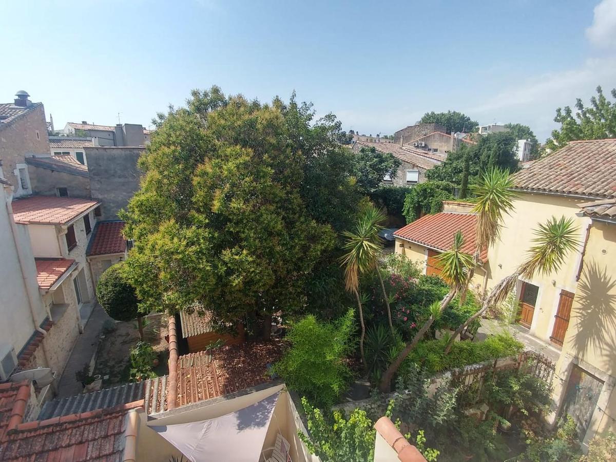 Suite Volupté classée 3 étoiles avec vue sur Jardins, Garage et Climatisation Montpellier Extérieur photo